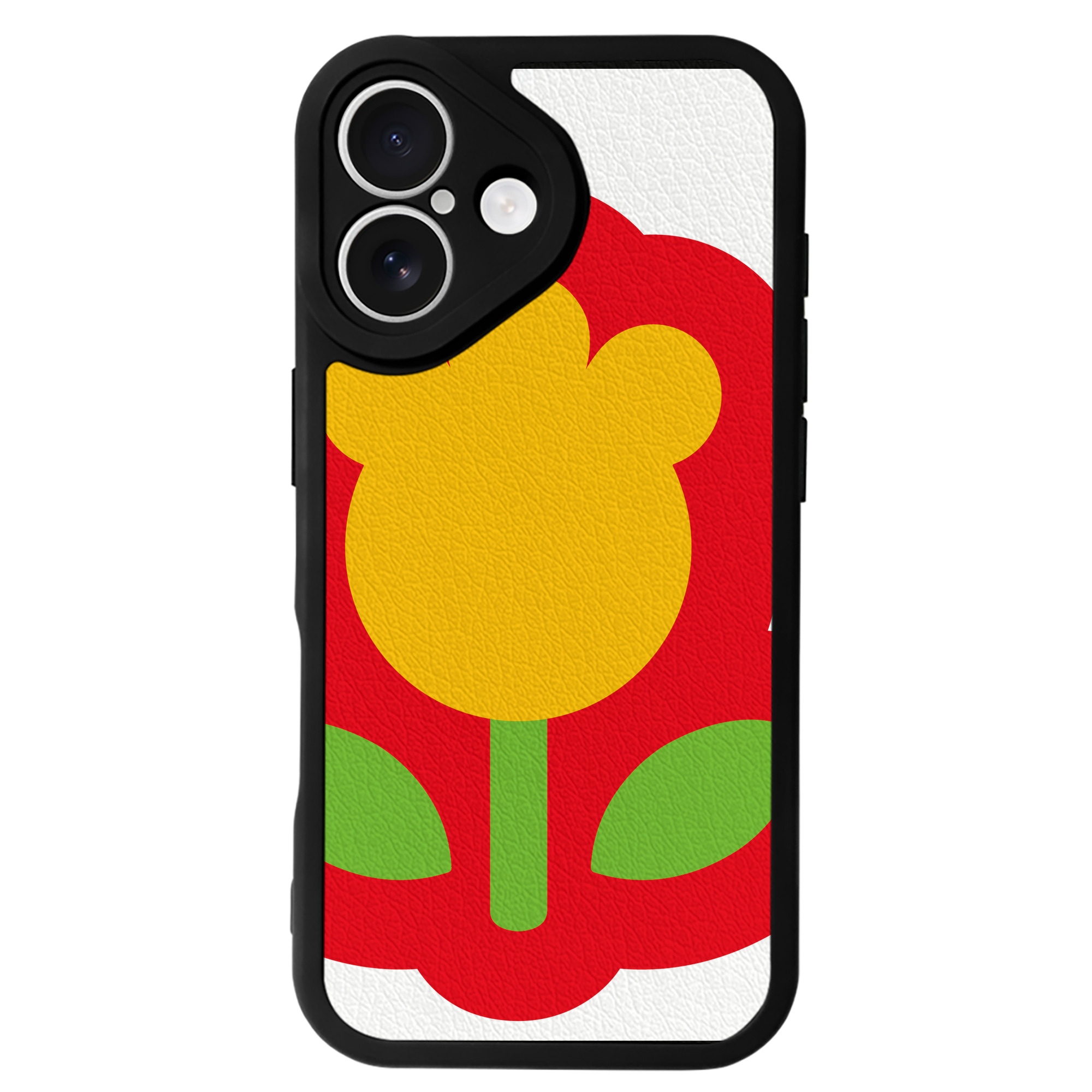 （画像用） Hello Kitty ハローキティ 【iPhone 16シリーズ対応】シリコンスマホケース（レザー調） 材質：シリコン